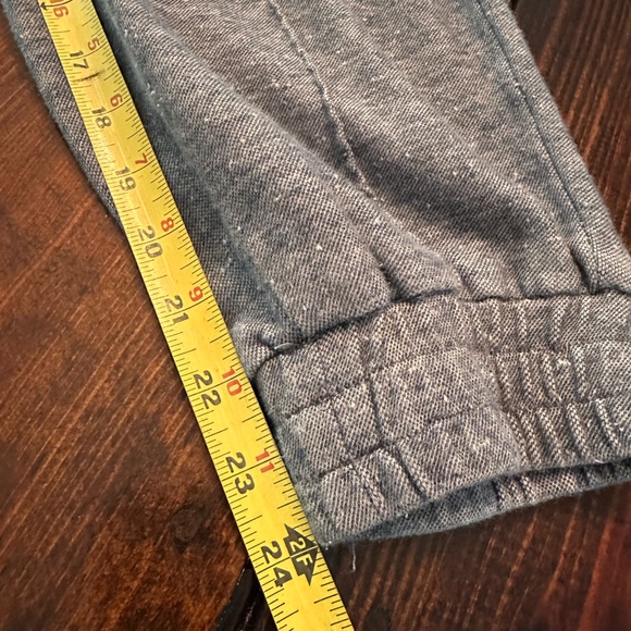 MOTHER | grey sky | women’s | textured | pockets |S |elastic cuffs/waist | pants - Picture 13 of 15